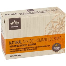 Nelum Apricot and Osmanthus Natural Soap Bar, 100 g