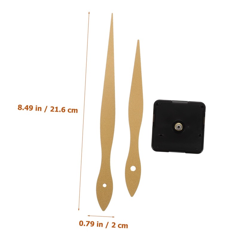 TEHAUX 1 Set DIY Clock Movement Kit with Hands for