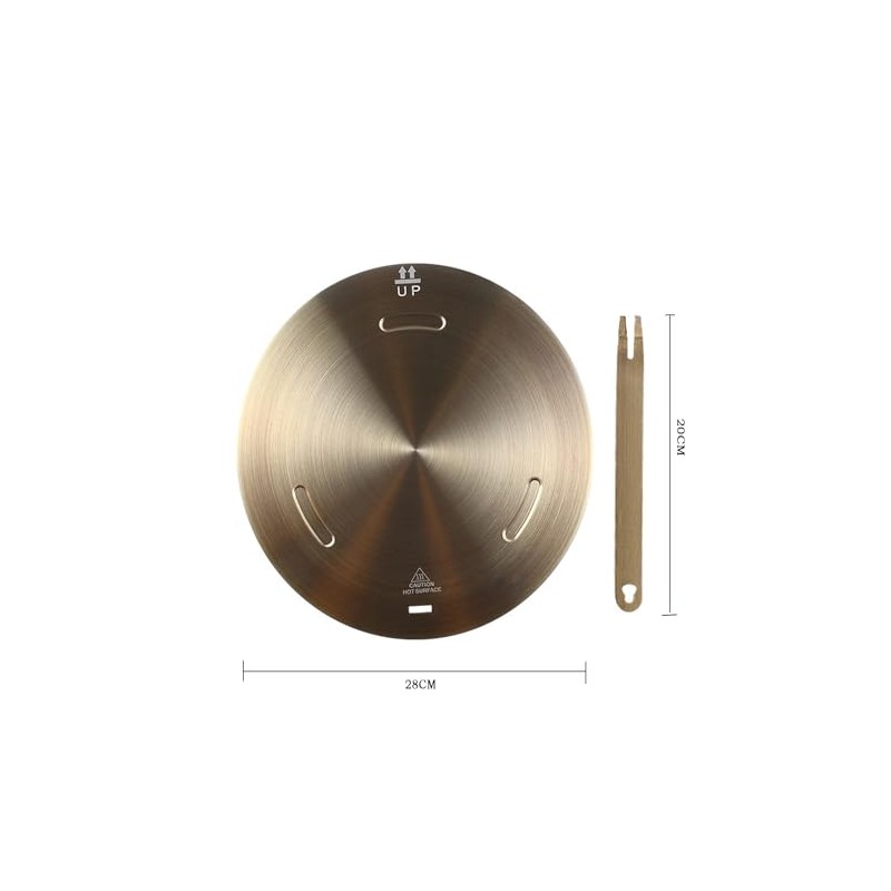 Heat Diffuser Plate, Stainless steel with aluminum interlayer Induction Adapter