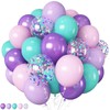 Mermaid Teal Pink Balloons