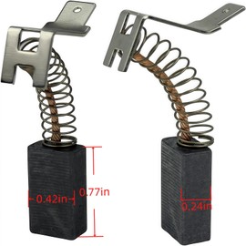 080015001641 Carbon Brushes（4Pack） Suitable for RTS10 RTS10G RTS21 RTS22 Ryobi Brush 0301025006, Spare Parts for Table Saw Motors, Ryobi Brush