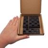 SKIR'CO (4 Pack) Black Plastic Rib Wedges 90 x 30