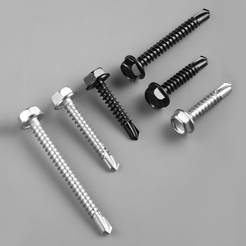 BNUOK #14 x 3 Inch Self Drilling Screws, (27pcs) 1