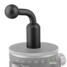 Rigdance 17mm Ball to 1/4 inch Female Thread Vertical Mount Adapter (Aluminum Alloy)