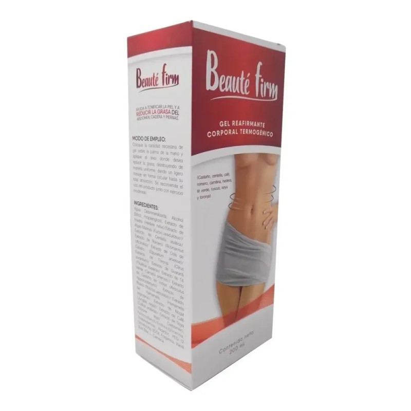 Beauté Gel Reafirmante Termogénico 200 ml Mejora Elasticidad y Tono