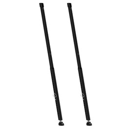 Sliding Door Security Bar Childproof, 2Pack 16 to 51 Inch Adjustable Sliding Patio Door Window Security Bar Stopper, Window Locks Security Bars, Black Heavy Duty Sliding Glass Door Lock Bar