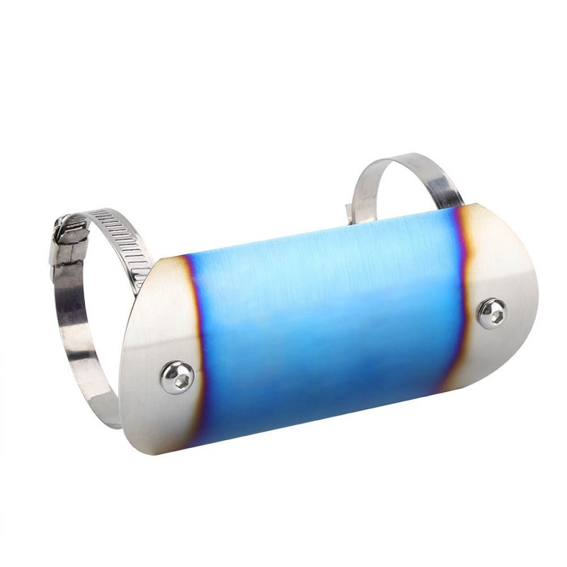 Motorcycle Exhaust Middle Pipe Heat Shield Link Tube Protector Cover
