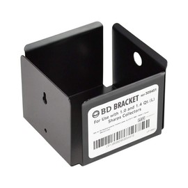 BD Cup Bracket, for 1 & 1.4 Qt Sharps Collectors, 3" x 4" x 4" 305451