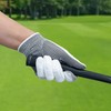 GH CLUB Men's Polyurethane Non-Slip Synthetic Leather Golf Gloves Two