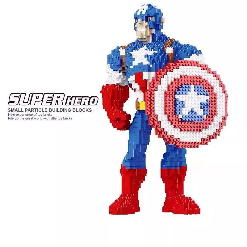 SL 2323 pcs Captain America Mini Building Blocks Set Intellectual