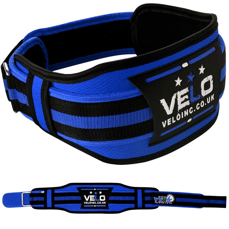 VELO Weight Lifting Belt 4" Inch Neoprene Lower Back Support