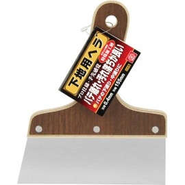 SK11 Stainless Steel Putty Spatula for Base 0.02 inch (0.4 mm) Thickness 6.1 inches (155 mm)