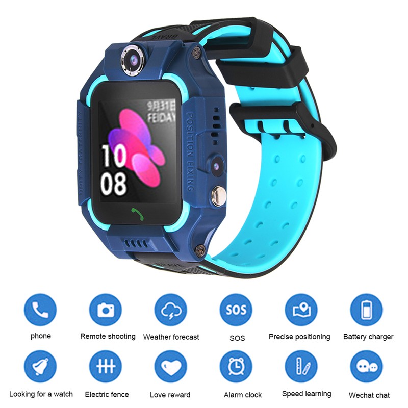 Portable Waterproof Kids Smartwatch LBS Positioning Children Safe Call Voice