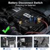 Battery Disconnect Switch, zxbaers Heavy Duty Battery Cut Off Switch