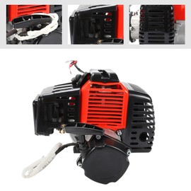 LIYUANJUN 49CC 2-Stroke Engine Motor for Scooters Pocket Bikes Engine Single Cylinder Air-Cooled Motor Engine Pull Start Carburetor Mini Bike Motor