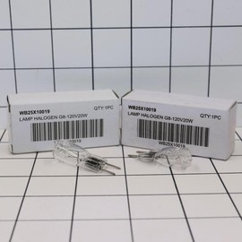 Allstar Appliance Parts WB25X10019 Microwave Halogen Light Bulb (2 Pack)