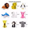 100 Gomas De Borrar De Animales, Material Escolar Para Niños