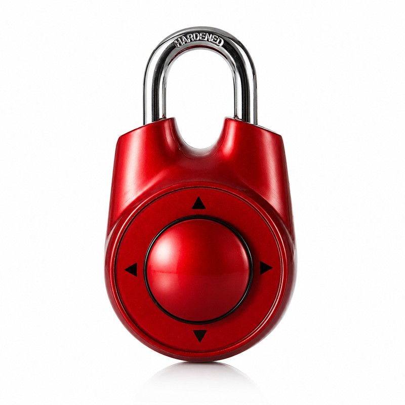 Directional Combination Padlock for Lockers – Resettable Keyless Metal Lock