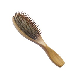 Ipetboom Wooden Spikes Massage Comb Cushion Hair Brush Scalp Massager Technology