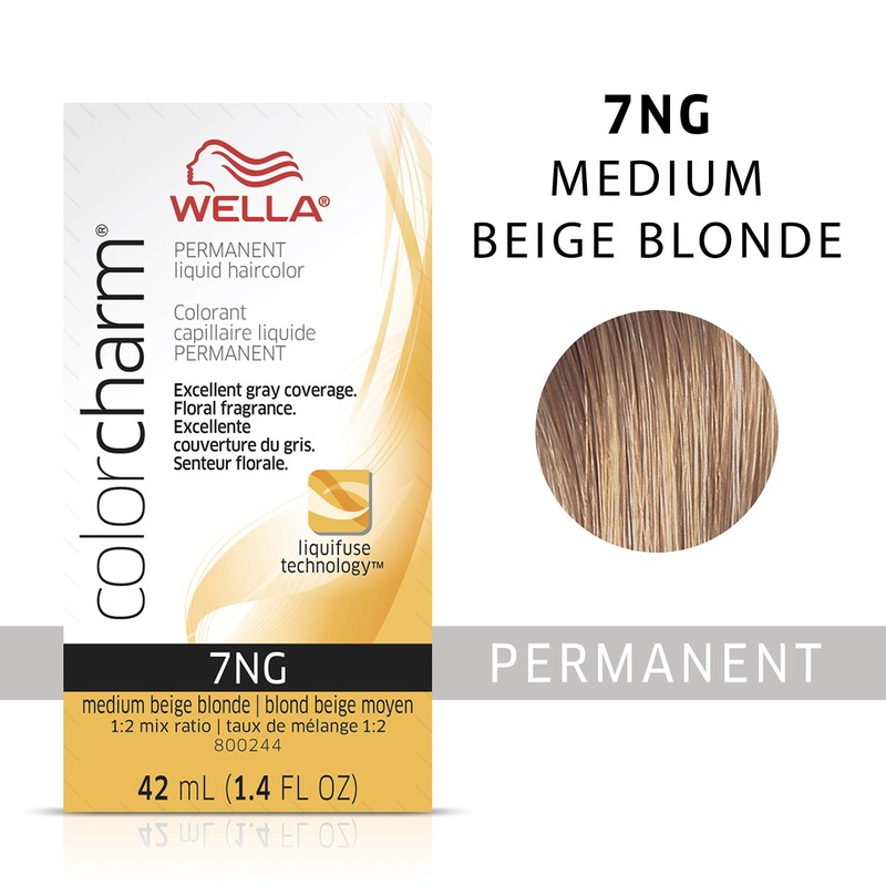 Wella Color Charm Liquid 7ngmedium Beige Blonde, 1.42 oz.
