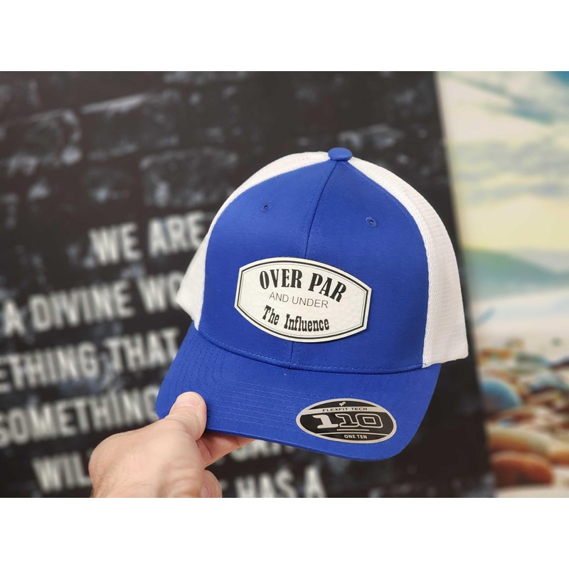 Golf Hat, Over Par Under Influence Cap, Adjustable Snapback, Breathable