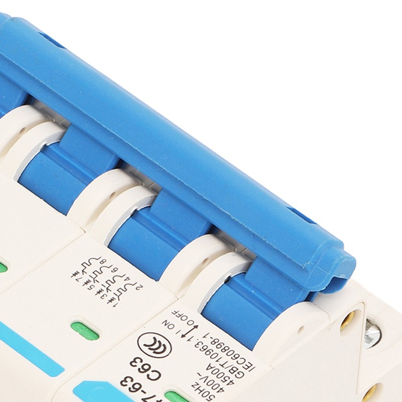 Circuit Breaker 4P MCB DIN Rail Mount Protection Switch 400V