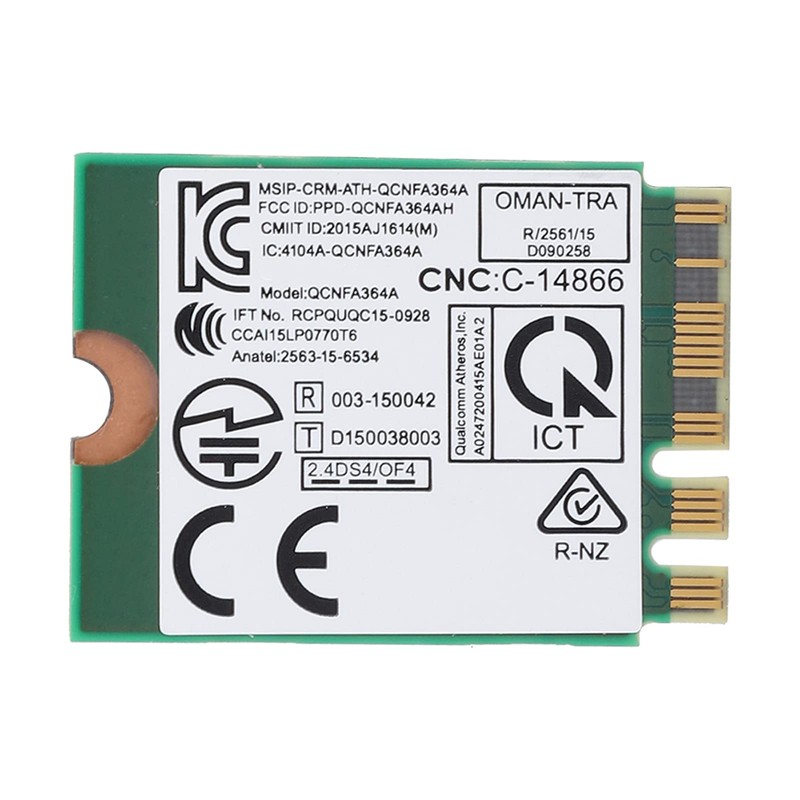 Network Card, 2.4G/5G Bluetooth WiFi Card with NGFF/M.2, Portable High