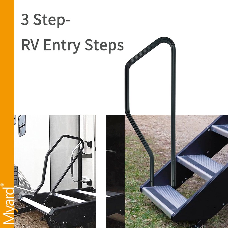 Myard RVH3 Grooved Handrail for 3 Step Above 1st Generation