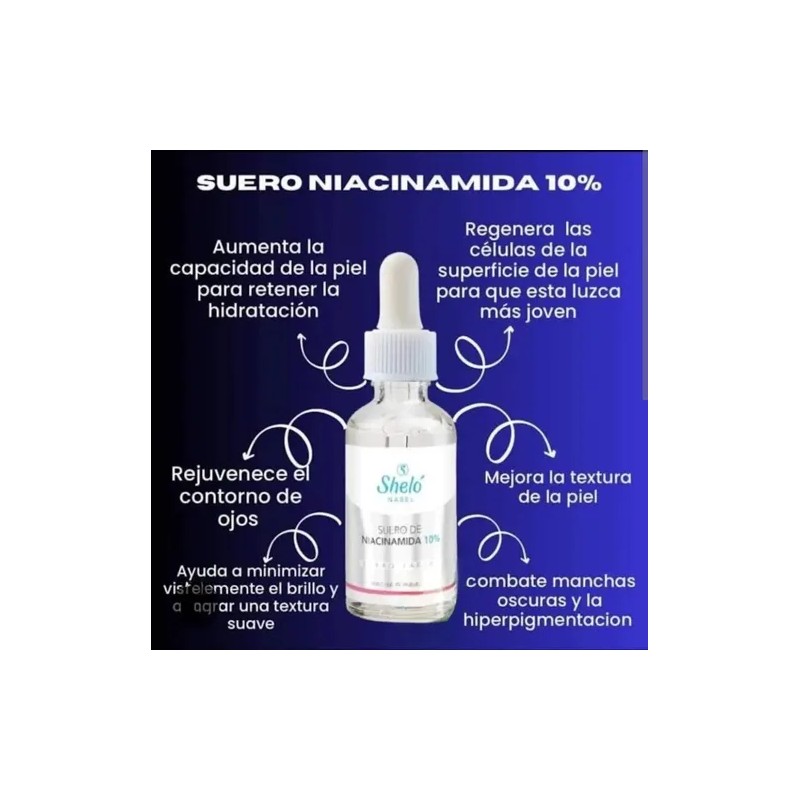 Kit Facial Shelo Nabel Snail Cream, Niacinamide Serum Toner Set