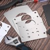 uxcell Cabinet Hinge Repair Plate, 4 Set 85mm/3.35" Stainless Steel