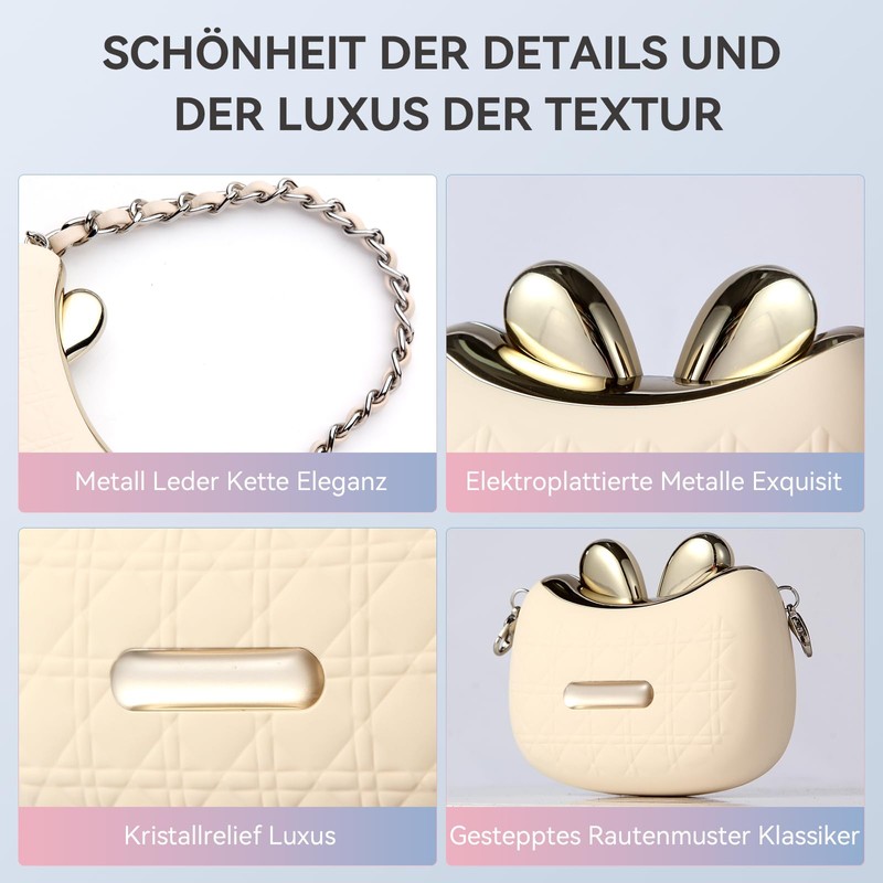 Vinstein Earbuds, Bluetooth 5.4 headphones, in-ear earphones (blue)