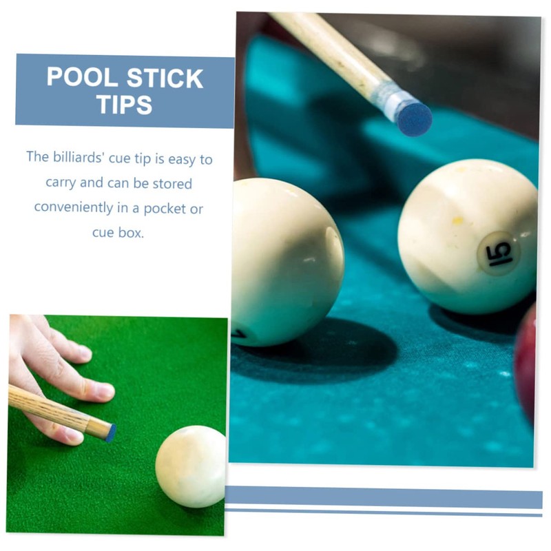 Gatuida Essential Pool Cue Necessity Billiard Cue Tip Head for
