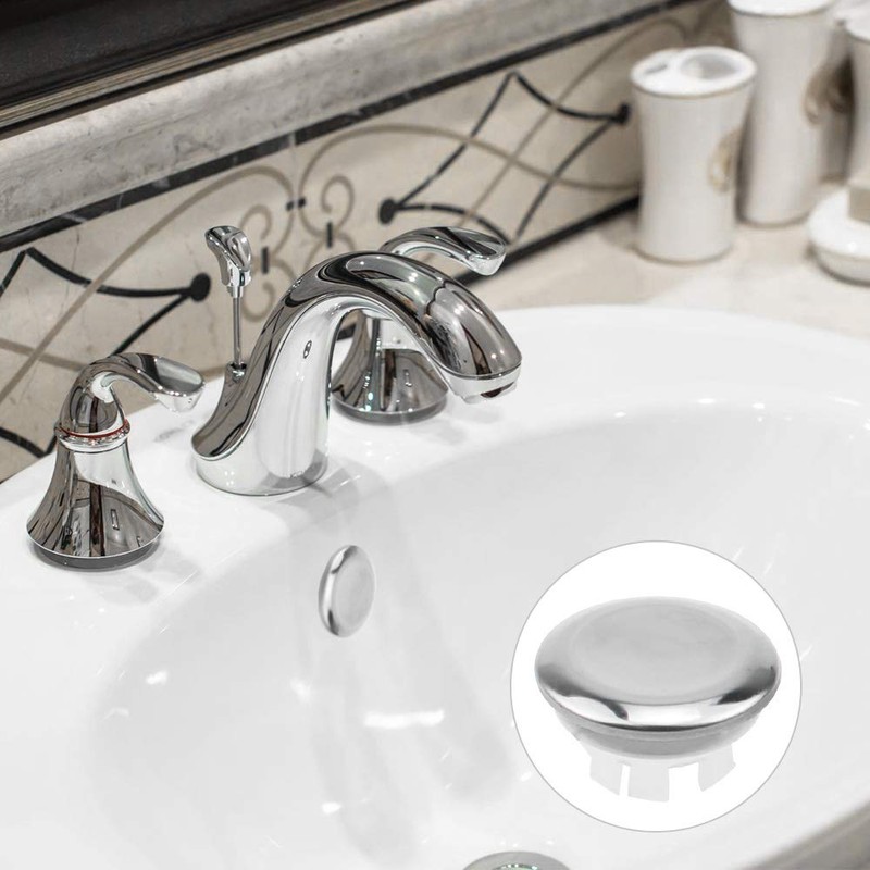 9 Piece Sink Overflow Cover Stainless Steel Bathtub Overflow Overflow