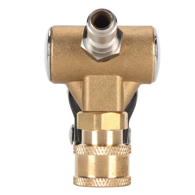 Undercarriage Cleaner Swivel Wheel with 1/4in Quick Connector Brass Pressure