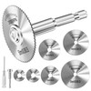 Kuenuilr Cutting Wheel for Drill 1/4 Inch Hex Shank Rotary