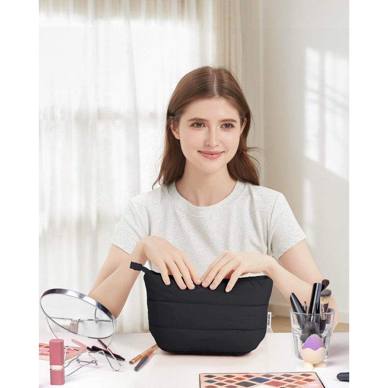 Travel Makeup Bag Large Cosmetic Bag Makeup Case Organizer for