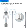 Shower Door Pivot Lnstallation Kit Set with Pin and Bushing