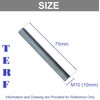 TERF® M10 (10mm) X 75mm Fully Threaded Studding Rod Bar