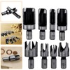 Bestgle Tenon Drill Bit Set 8 Pieces Wood Plug Cutter