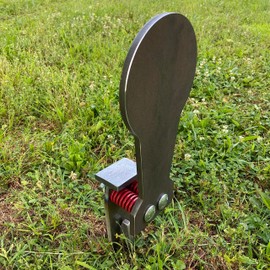 Magnum Target 3/8" AR500 6"x12" Auto Reset Classic Popper - Spring Reactive Steel Shooting Target