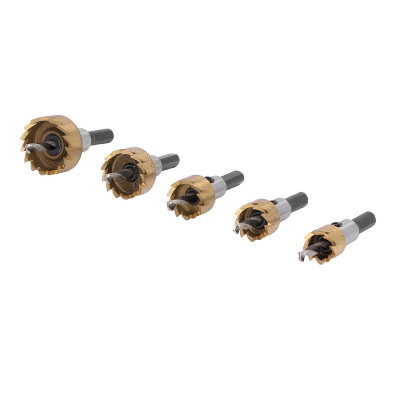5pcs High Speed Steel Hole Drill Opener High Speed Steel
