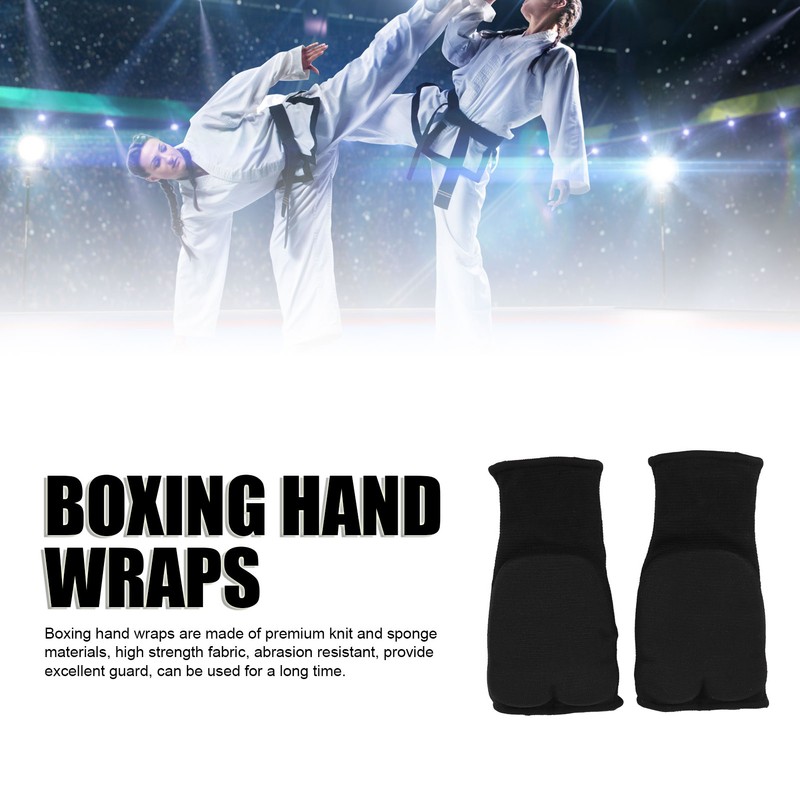 1 Pair Boxing Hand Wraps Inner Gloves Breathable Comfortable Elasticated