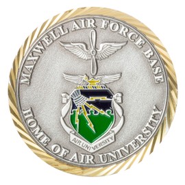 United States Air Force USAF Maxwell Air Force Base AFB Home of Air University Montgomery Alabama Challenge Coin