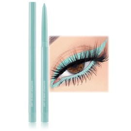 Matte Gel Colored Eyeliner, Provides Long - Term Wear, Water - Resistant, Sweat - Resistant Pencil In Cyan - A Great Makeup Tool