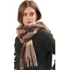 MAIRY Women's Scarf Winter Long Soft Warm Tartan Check Scarves