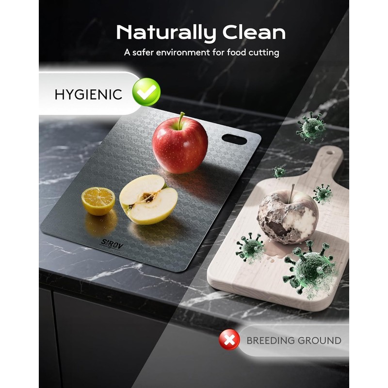 Katori Titanium Cutting Board, 100% Pure Titanium Cutting Boards for