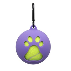 vsilay Portable Tennis Ball Holder Convenient Pet Ball Holder with Hands Free Dog Leash Attachment for Active Pets Easy Install