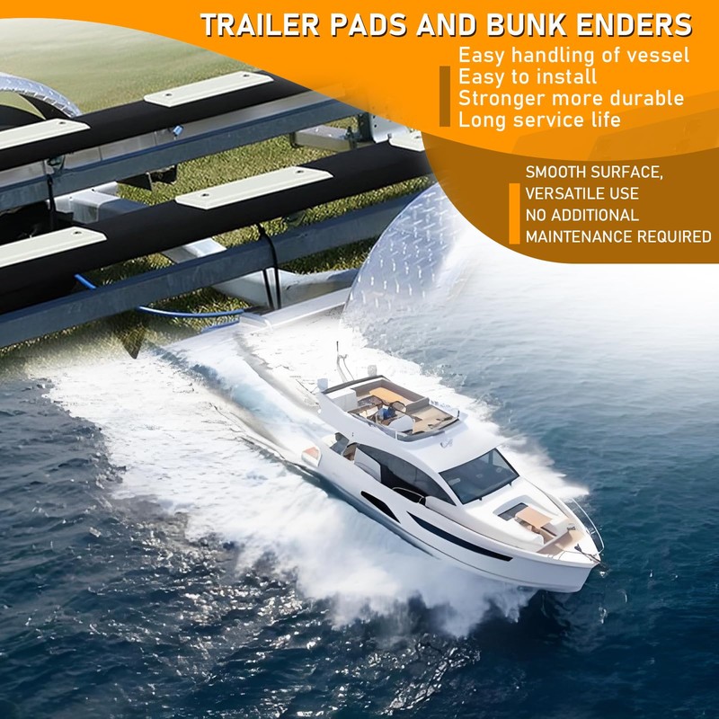 CTMAOYI Boat Trailer bunk Slides,Smoother Boat Bunk Slide Pads, Boat