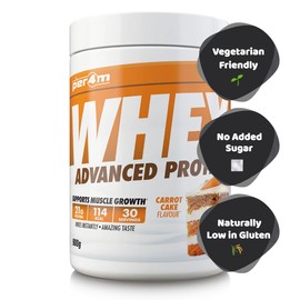 Per4m Molkeprotein Karottenkuchen 900g – Karottenkuchen-Molkeprotein zur Erholung nach dem Training.