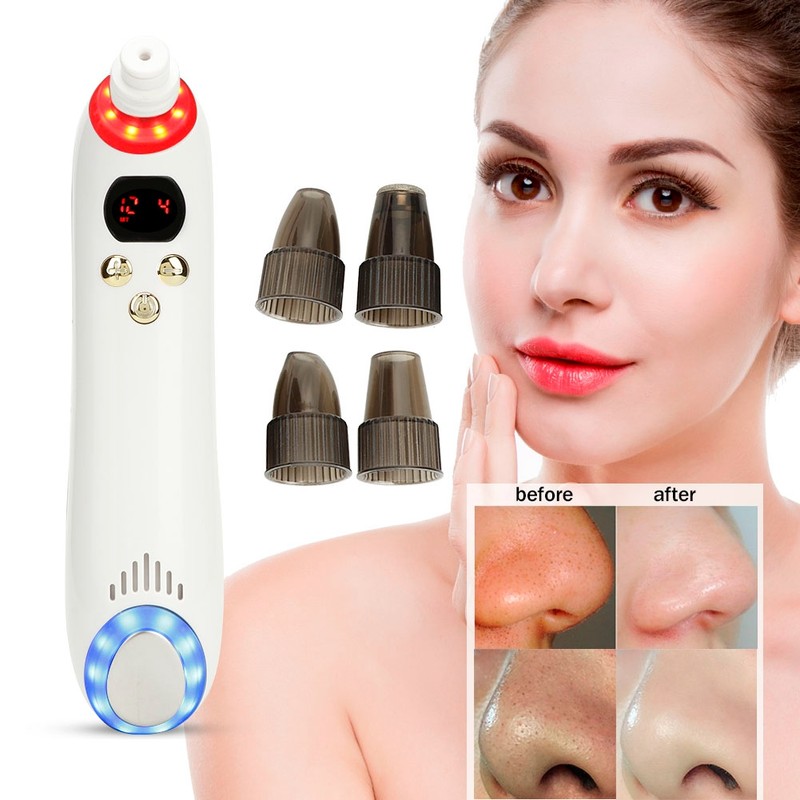 Hot and Cold Compress Vacuum Suction Blackhead Removal Machine Face